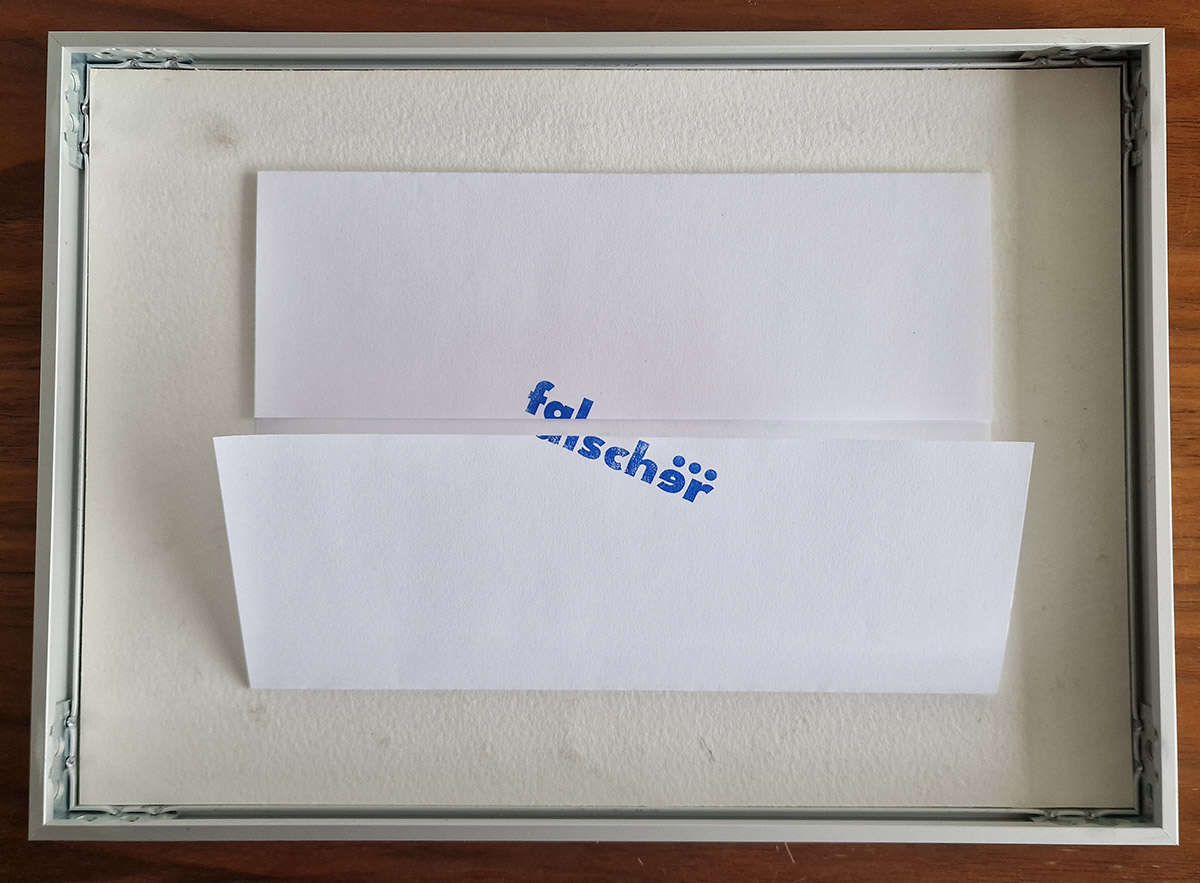 Trivial Art GT by W. T. Falscher - The Ministry of Good Taste. Each work has a hidden message in the form of a shared secret or, quite trivially, a specific banknote.